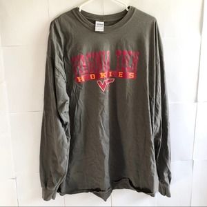 Virginia Tech Heather Grey Long Sleeve Shirt 2X
